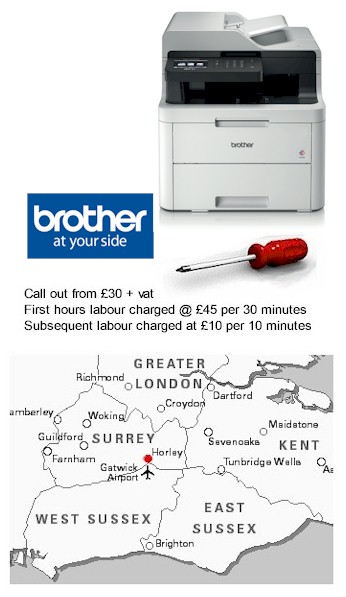 SUPPORT REPAIR SERVICING - BROTHER MFC-L3710CW